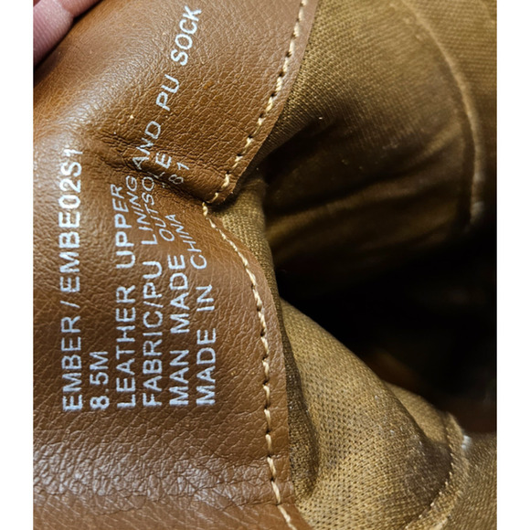 NEW Steve Madden 8.5 Ember Brown Suede Lace Up Chunky Platform Boot Combat Lug - Picture 3 of 6